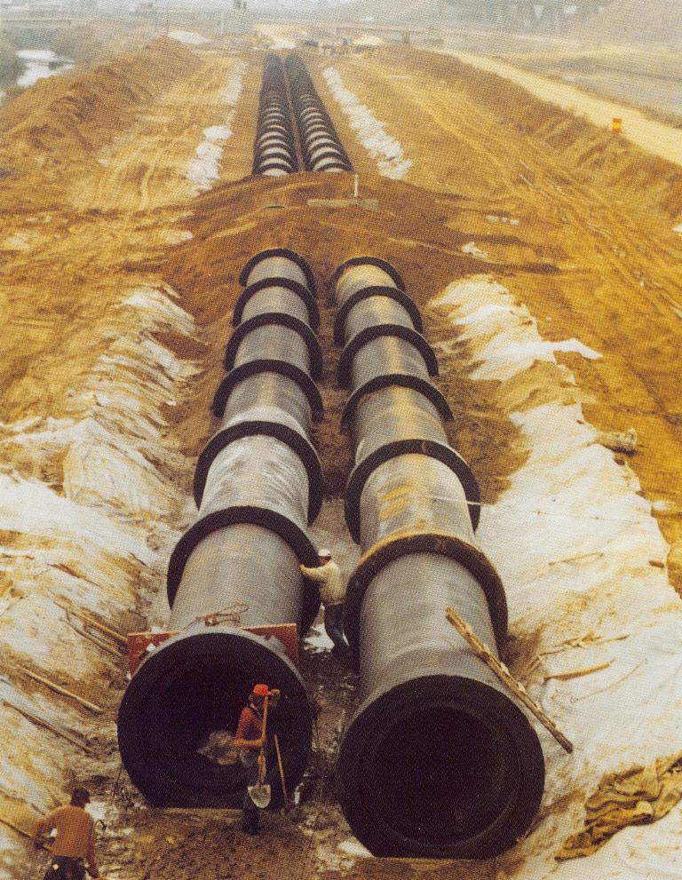 7. Construction & laying of the treated sewage water twin pipeline outfold in Thessaloniki